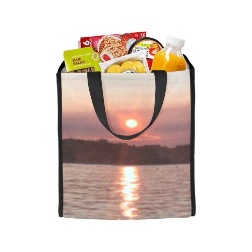 Glazed Sunset Collection Picnic Tote Bag (Model 1717)