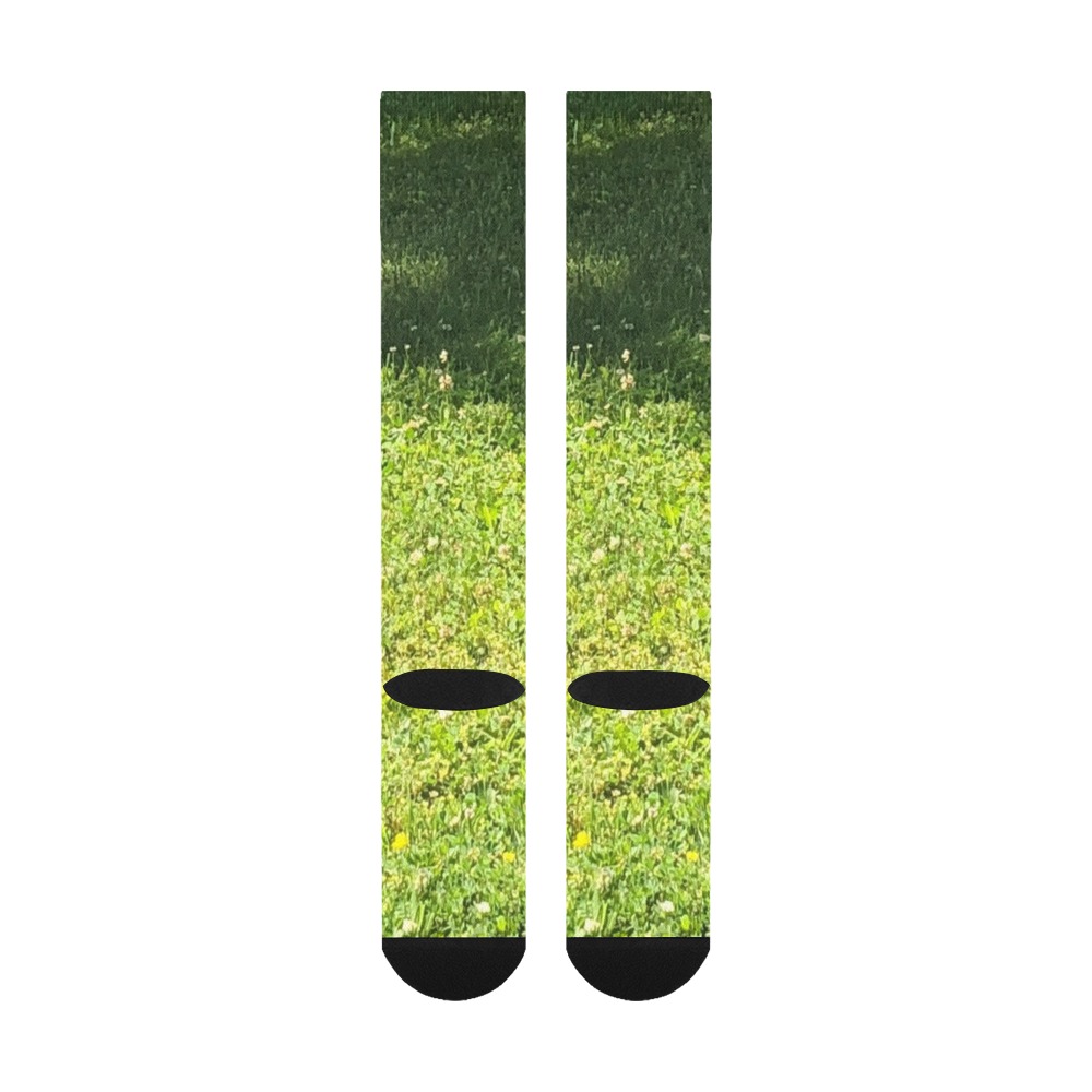 Fresh Grreeen Grass Collection Over-The-Calf Socks