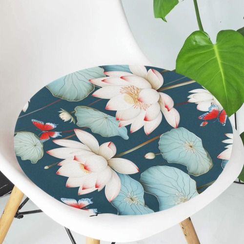 Fabulous Florals 13 Round Seat Cushion