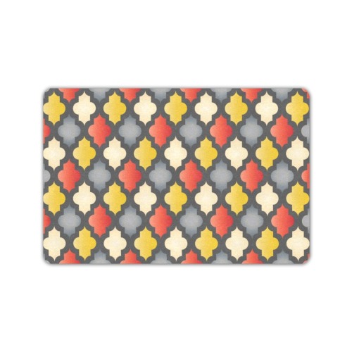 Moroccan Trellis Doormat 24"x16" (Black Base)
