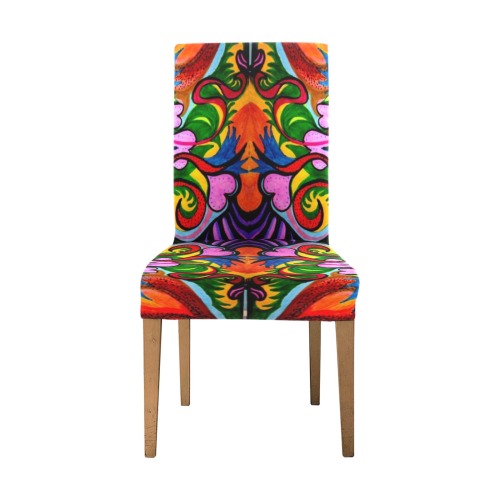 BOHO Mandarin Removable Dining Chair Cover