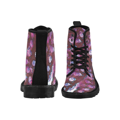 Untitled_Artwork Martin Boots for Women (Black) (Model 1203H)