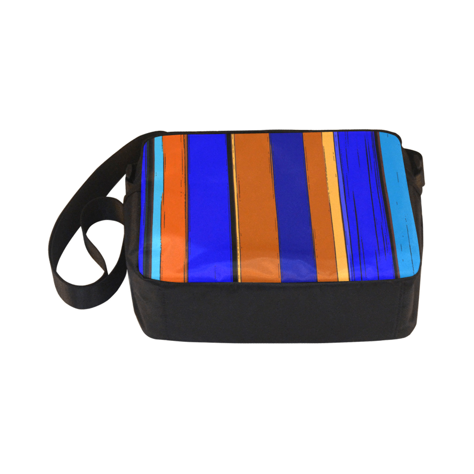 Abstract Blue And Orange 930 Classic Cross-body Nylon Bags (Model 1632)
