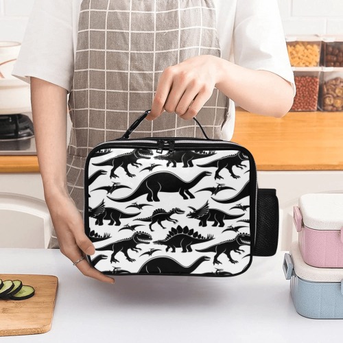 dinosaurs lunch bag PU Leather Lunch Bag (Model 1723)