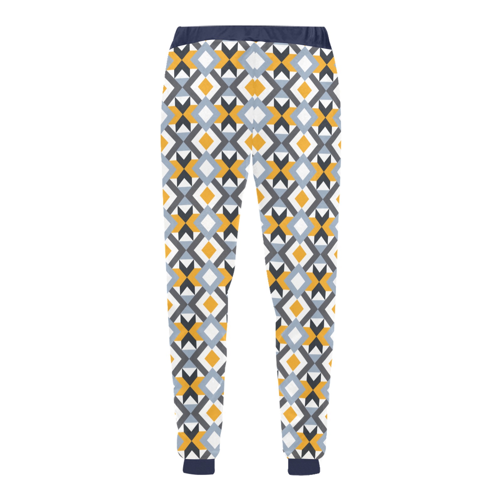 Retro Angles Abstract Geometric Pattern Unisex All Over Print Sweatpants (Model L11)