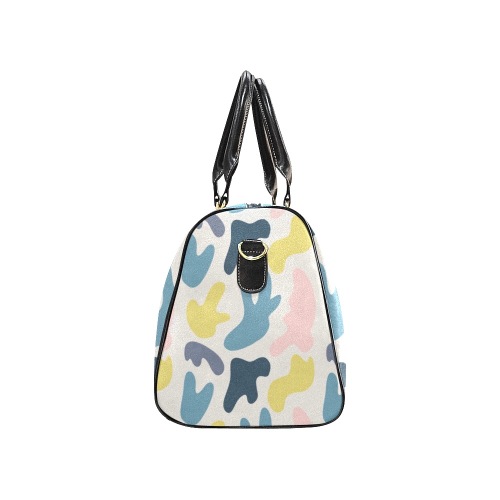 pastel camo duffle bag New Waterproof Travel Bag/Small (Model 1639)