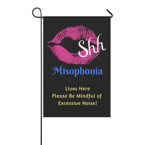 Misophonia 1 Garden Flag 12‘’x18‘’(Without Flagpole)