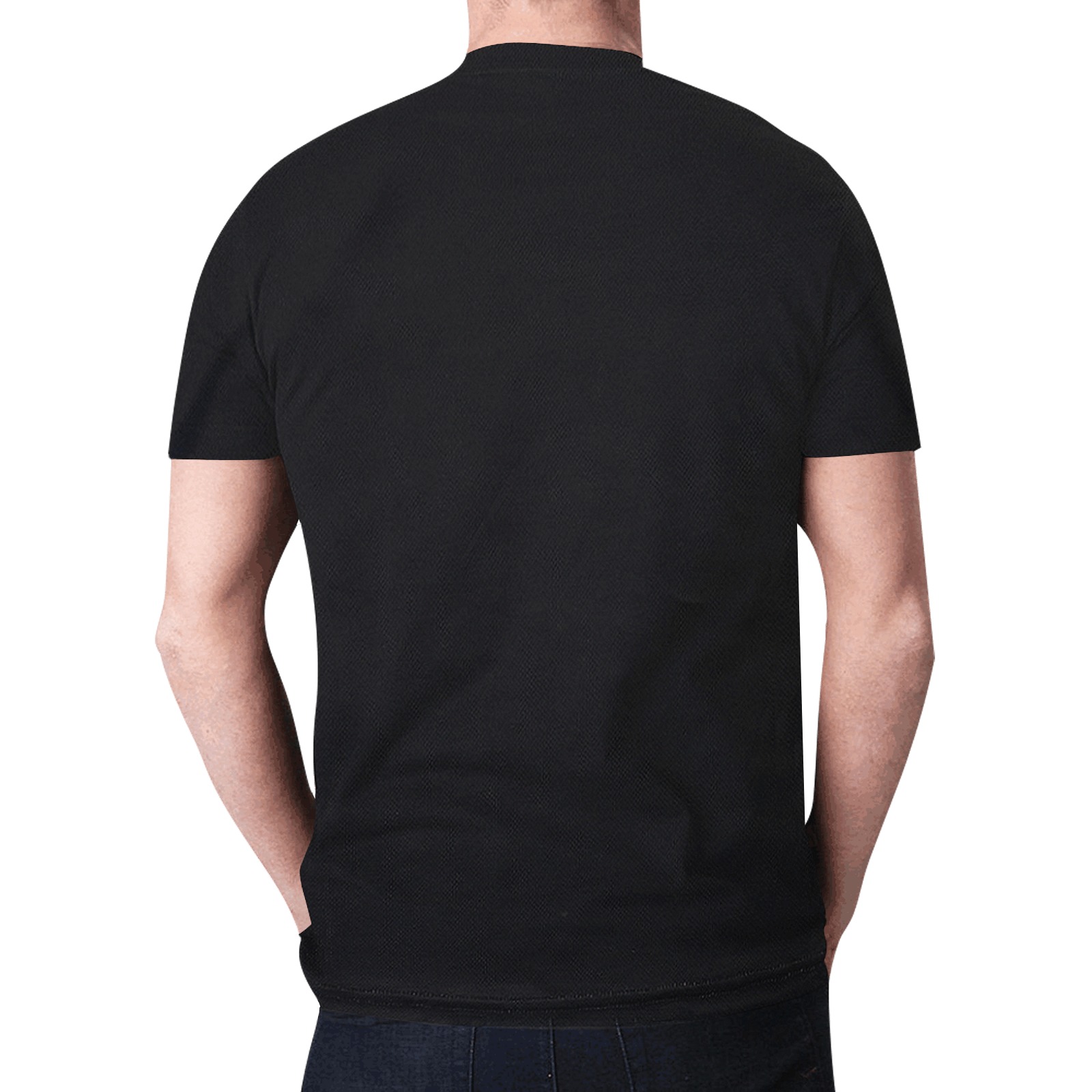 Black Collection New All Over Print T-shirt for Men (Model T45)