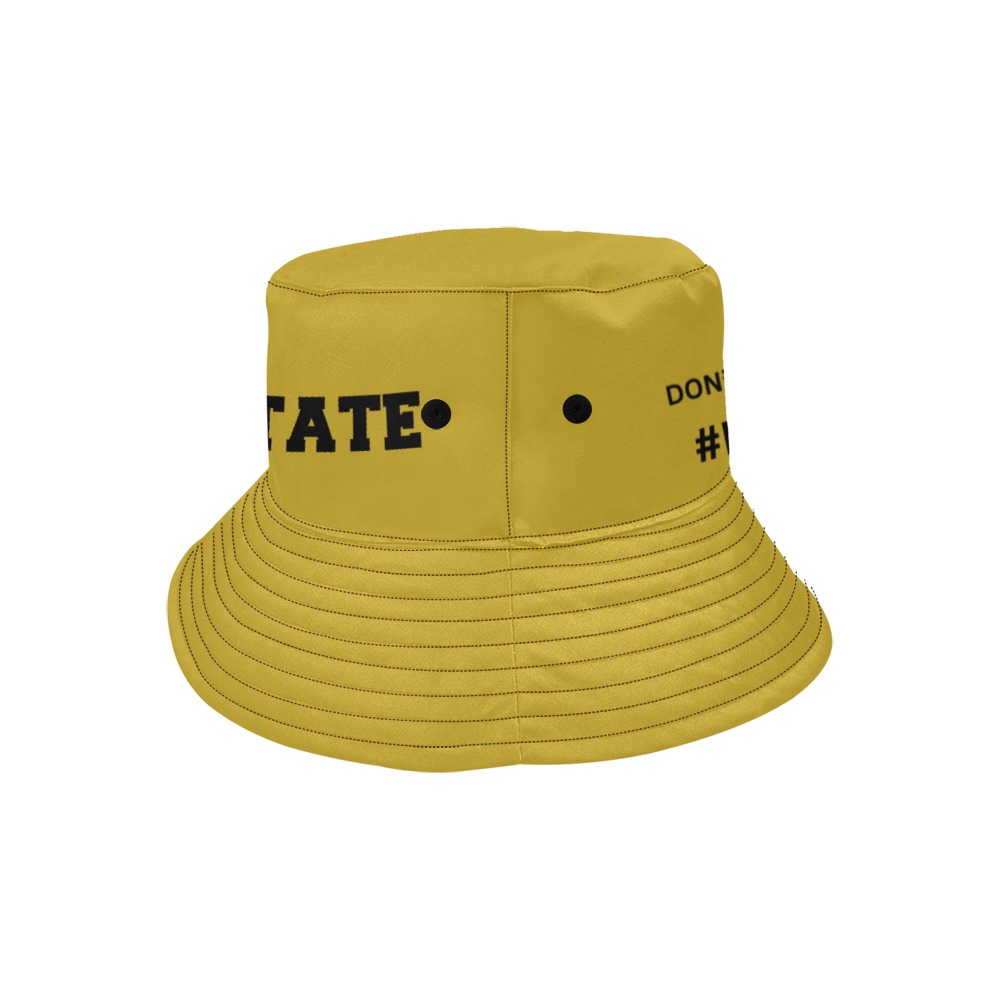 Big Bama Old Gold All Over Print Bucket Hat for Men