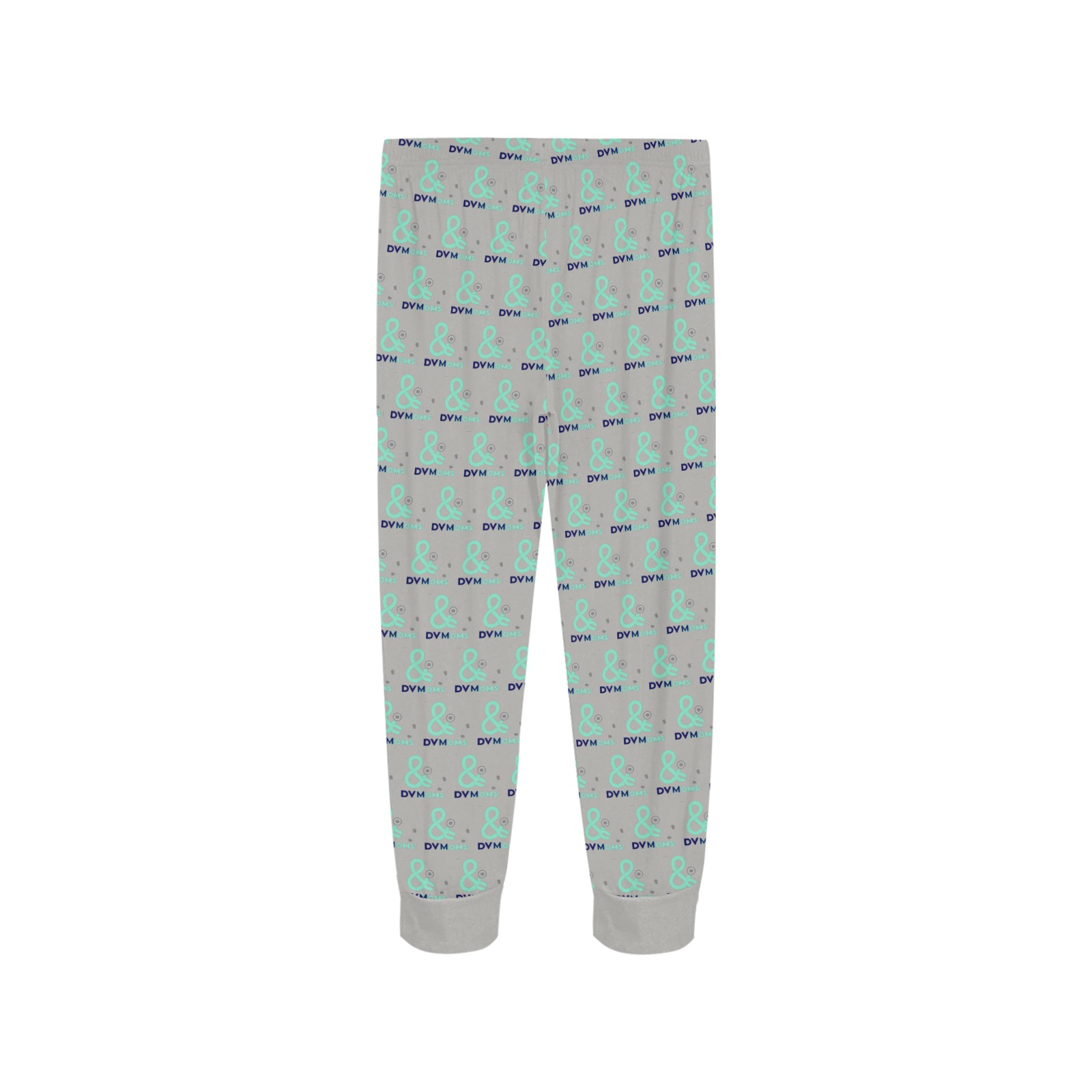 Gray pants all over logo Women's All Over Print Pajama Trousers