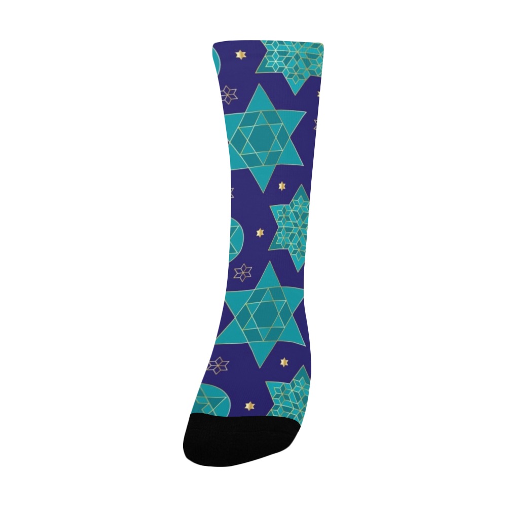 hanukkah socks 3 Women's Custom Socks