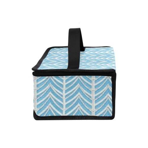 chevrons turquoise Portable Lunch Bag (Model 1727)