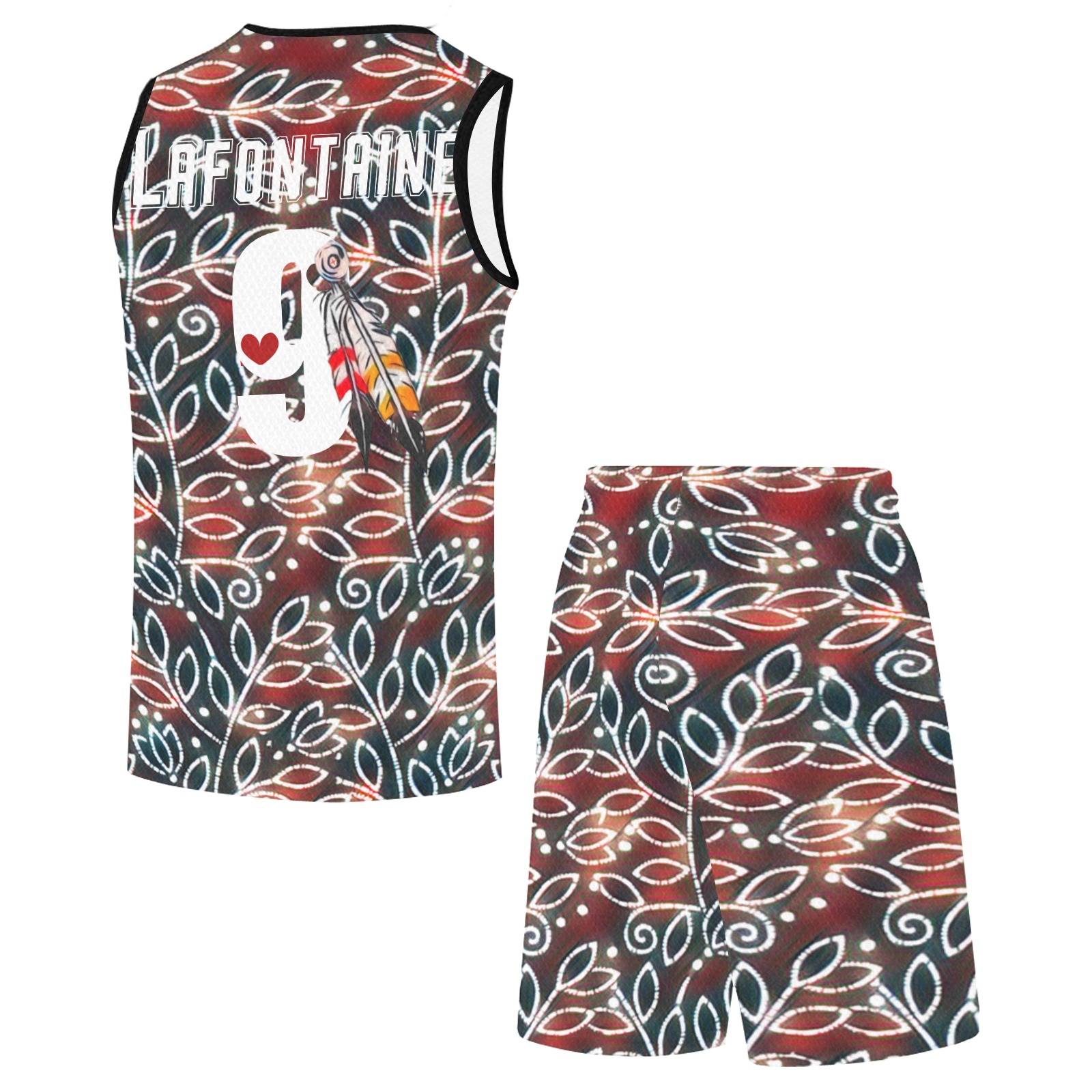 Lafontaine All Over Print Basketball Uniform