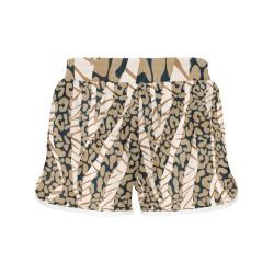 00Y9-WILD SKIN ANIMAL Women's Sports Shorts (Model L61)