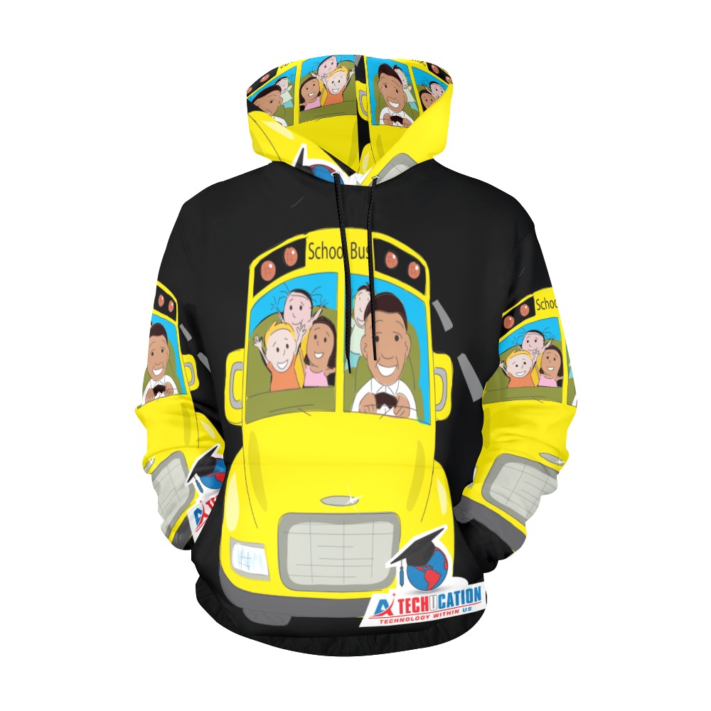 hoodiebus All Over Print Hoodie for Men (USA Size) (Model H13)