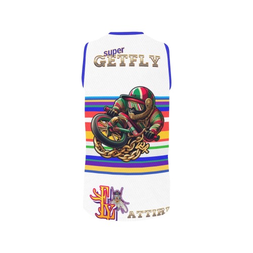 Super Getfly  BMX Collectable Fly All Over Print Basketball Jersey