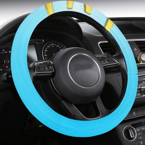 Luxury Brands wheel cover 3 Steering Wheel Cover with Anti-Slip Insert