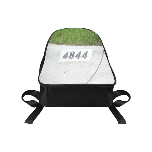 Street Number 4844 Fabric School Backpack (Model 1682) (Medium)
