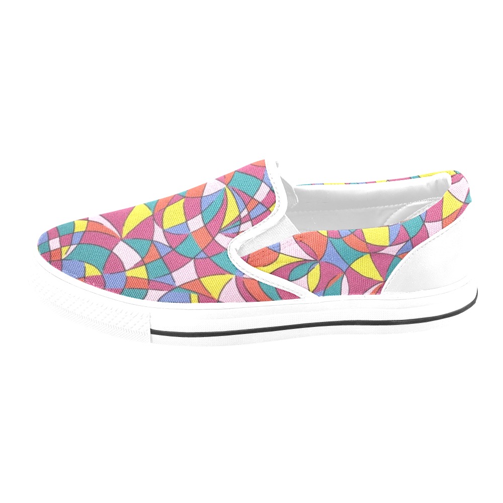 Sally Women's Slip-on Canvas Shoes (Model 019)