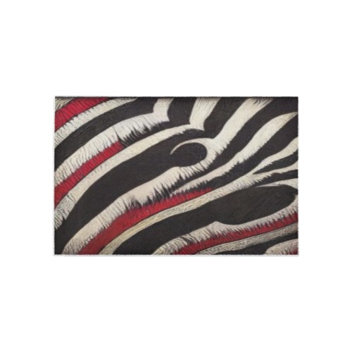 zebra print 2 Area Rug 5'x3'3''