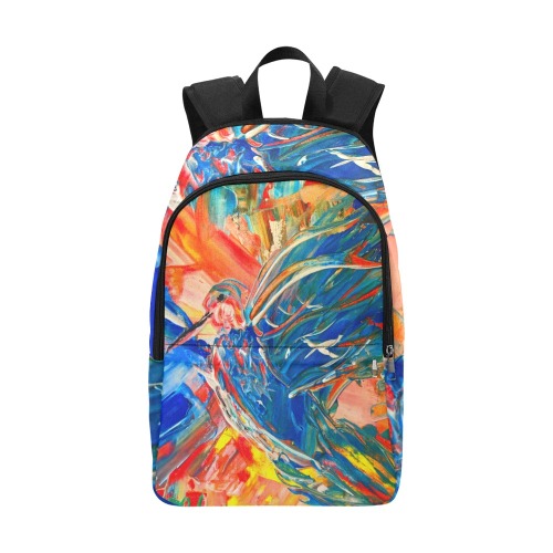 Humming Bird Sings Fabric Backpack for Adult (Model 1659)