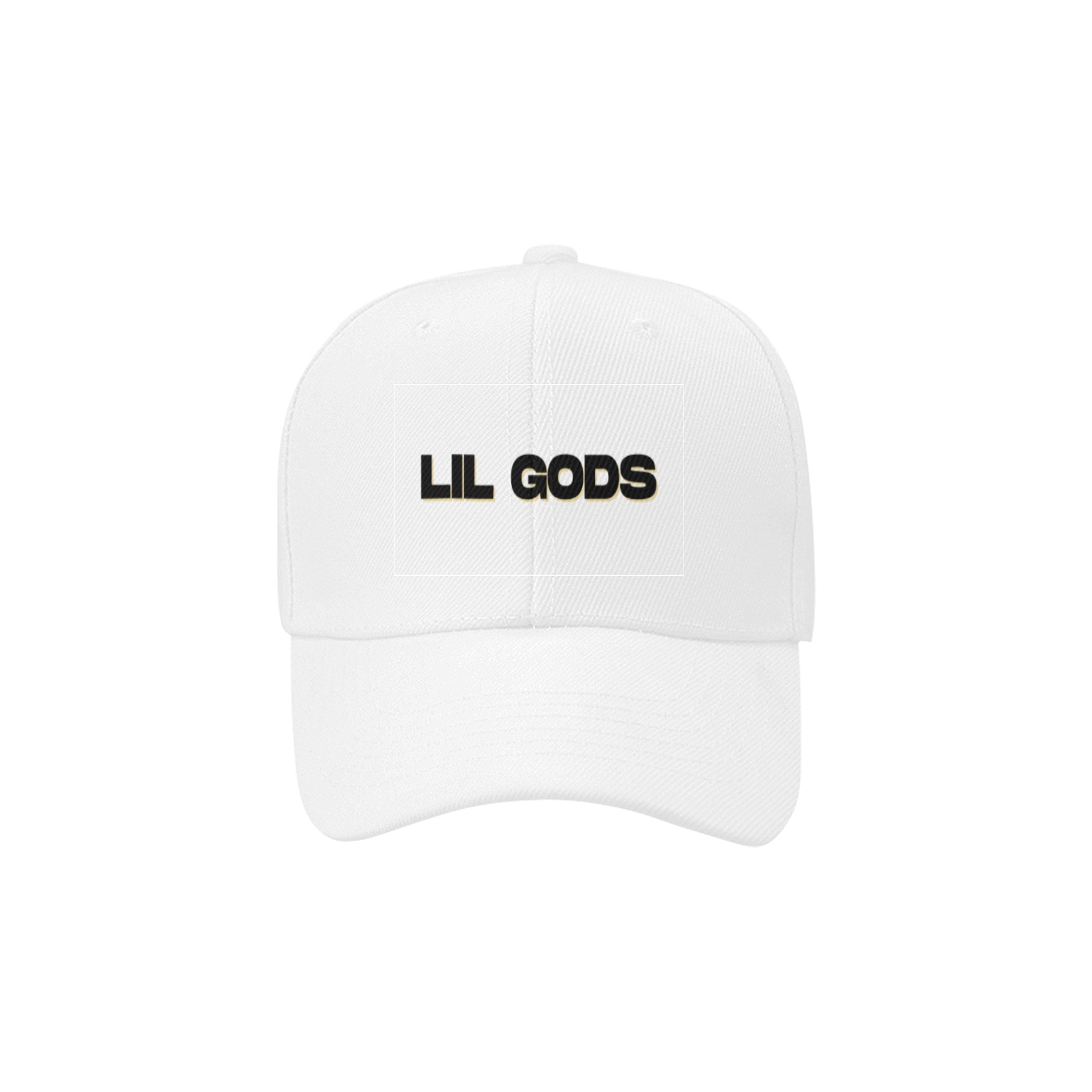 Lil Gods Black and White Dad Cap