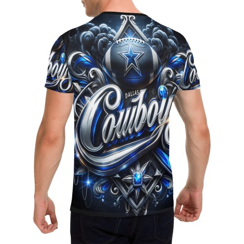 Dallas Cowboys - All Over Print T-Shirt for Men (USA Size) (Model T40)