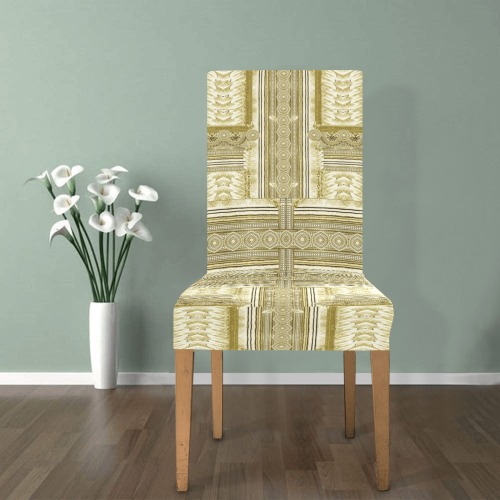 greec mosaic gold Chair Cover (Pack of 6)