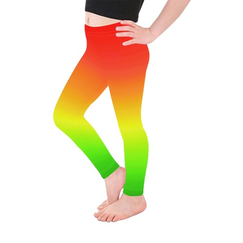 rainbowrg Kid's Ankle Length Leggings (Model L06)