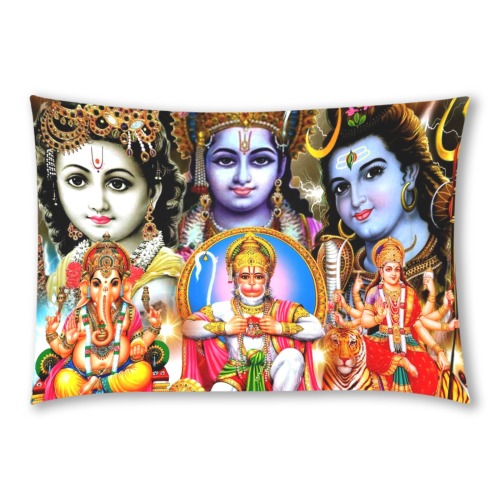 HINDUISM Custom Rectangle Pillow Case 20x30 (One Side)
