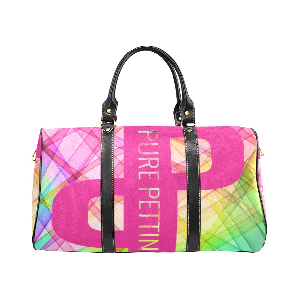 pinkpurepettiness travel bag New Waterproof Travel Bag/Large (Model 1639)