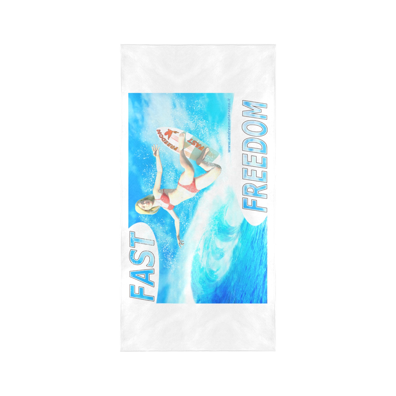 Fast Freedom Beach Towel 30"x 60"