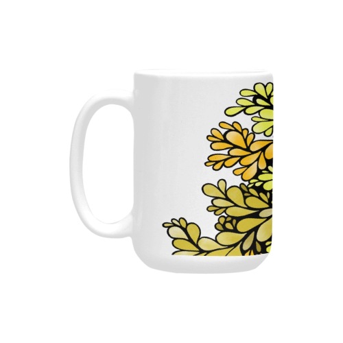 Citrus Splash Custom Ceramic Mug (15OZ)