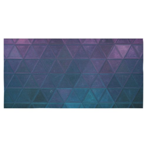 mosaic triangle 21 Cotton Linen Tablecloth 60"x120"