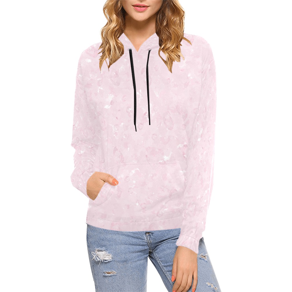 Untitled-13 All Over Print Hoodie for Women (USA Size) (Model H13)