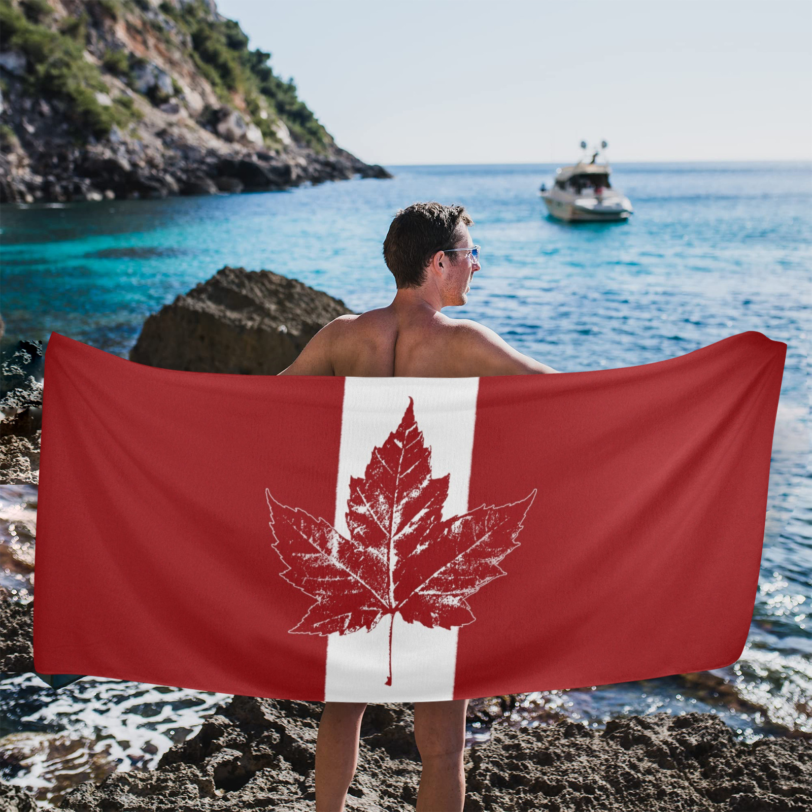 Cool Canada Souvenir Beach Towel 31"x71"(NEW)