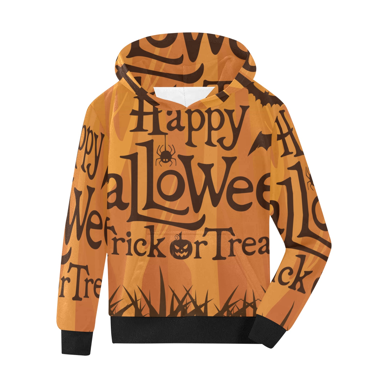 Kids Hoodie Happy Halloween Trick or Treat Kids' All Over Print Hoodie (Model H38)