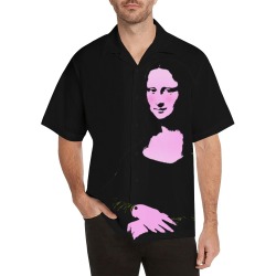 Mona Lisa Pop Art Style Hawaiian Shirt with Merged Design (Model T58)