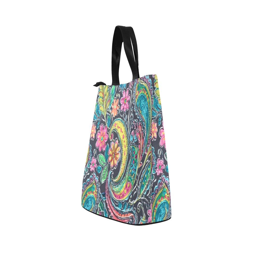 Paisley #1 Nylon Lunch Tote Bag (Model 1670)