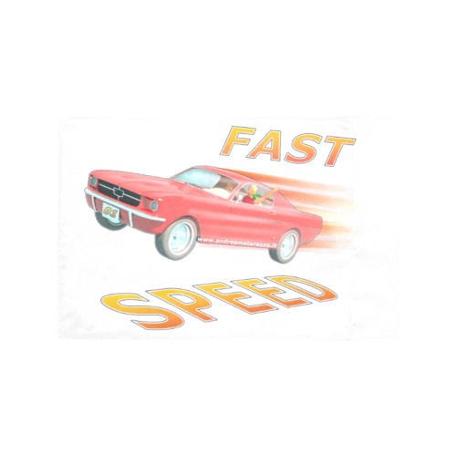 Fast and Speed 01 Motorcycle Flag (Twin Sides)