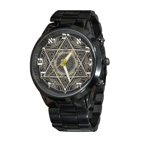 cadran mandala 3D- gold