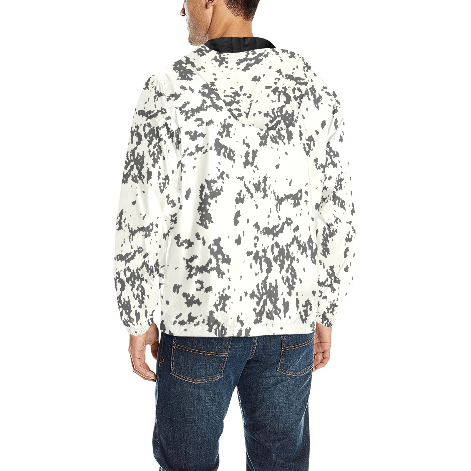 saule3 All Over Print Quilted Windbreaker for Men (Model H35)