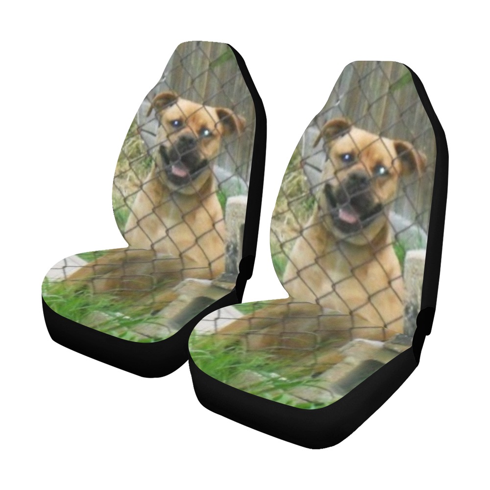 A Smiling Dog Car Seat Covers (Set of 2)