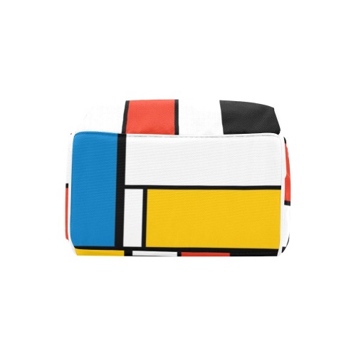 Mondrian De Stijl Modern Multi-Function Diaper Backpack/Diaper Bag (Model 1688)