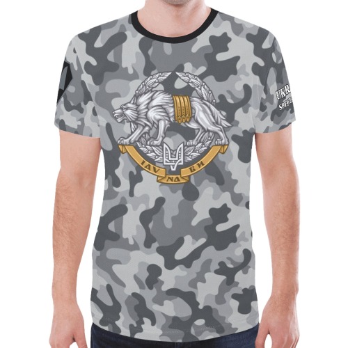 Ukrainian Special Forces New All Over Print T-shirt for Men (Model T45)