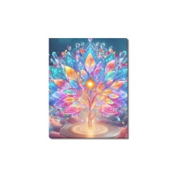 Crystal Tree Upgraded Canvas Print 11"x14"