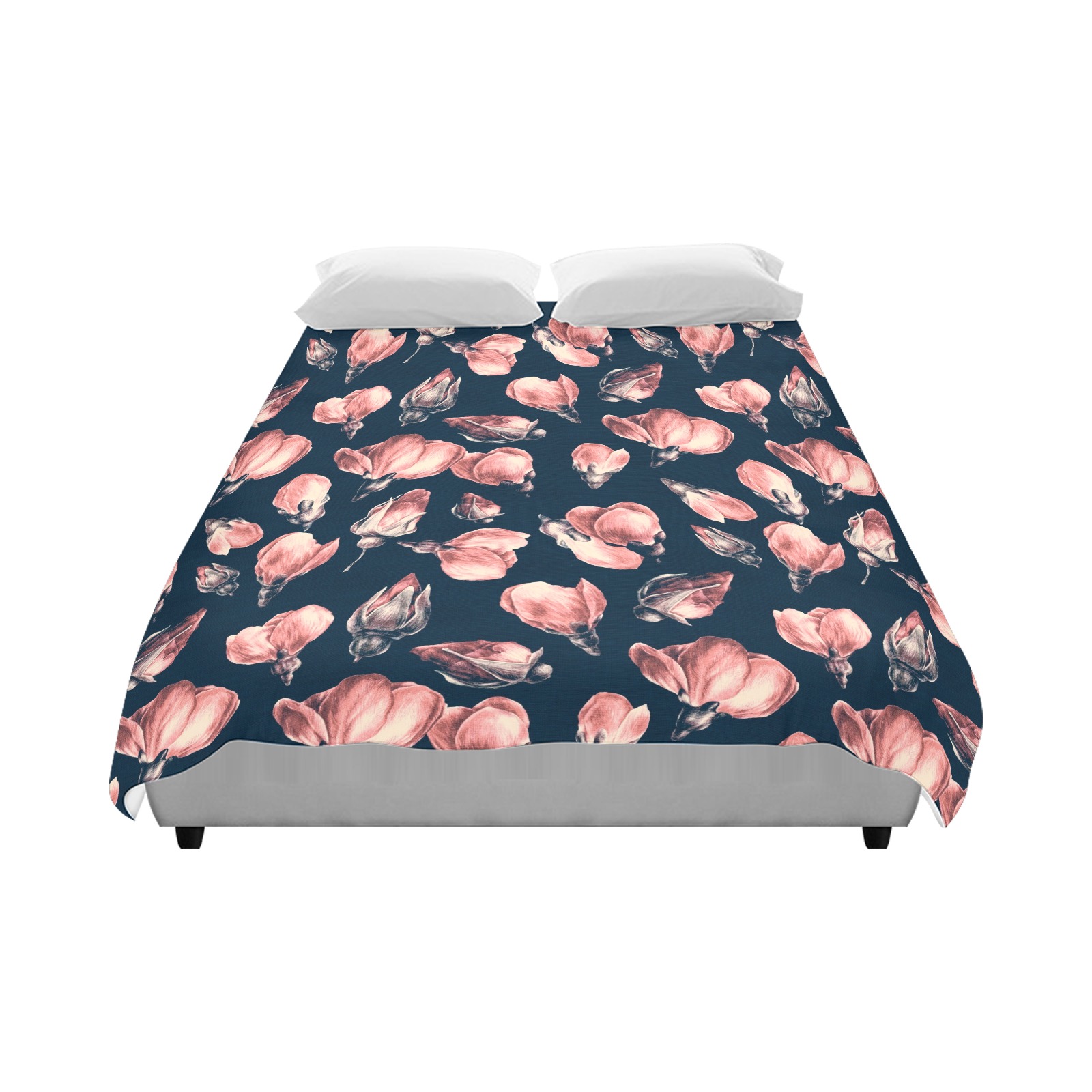 Tulips, large print Duvet Cover 86"x70" ( All-over-print)