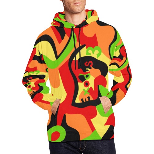 Exodus3 Ready Men Hoodie All Over Print Hoodie for Men (USA Size) (Model H13)