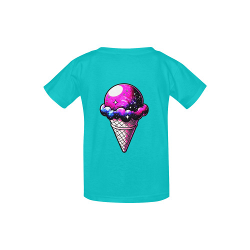 Space Cream Cone Kid's  Classic T-shirt (Model T22)