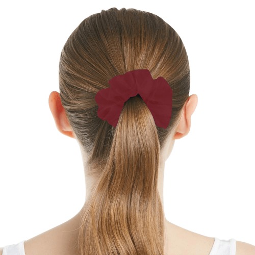 HoneySuckle Design Red Maple All Over Print Hair Scrunchie